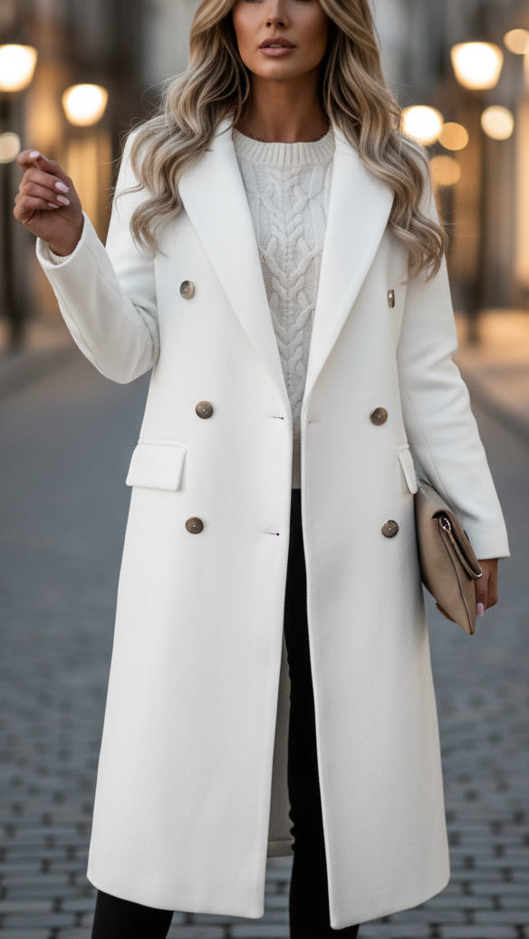 Elena | Double-Breasted Trench Coat - ginlerie 1