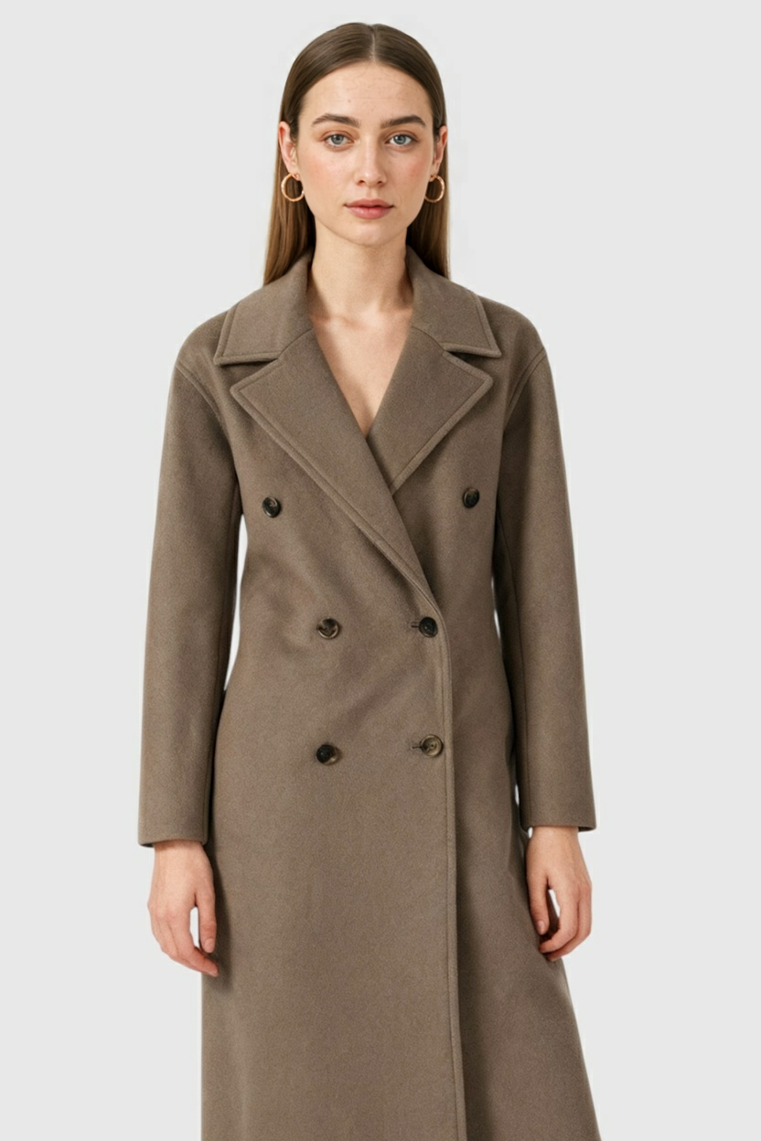 Elena | Double-Breasted Trench Coat - ginlerie 1