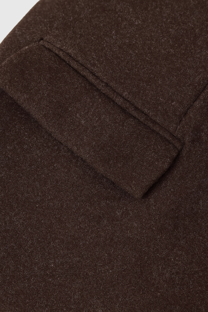 Elena | Elegant Brown Coat - ginlerie 5