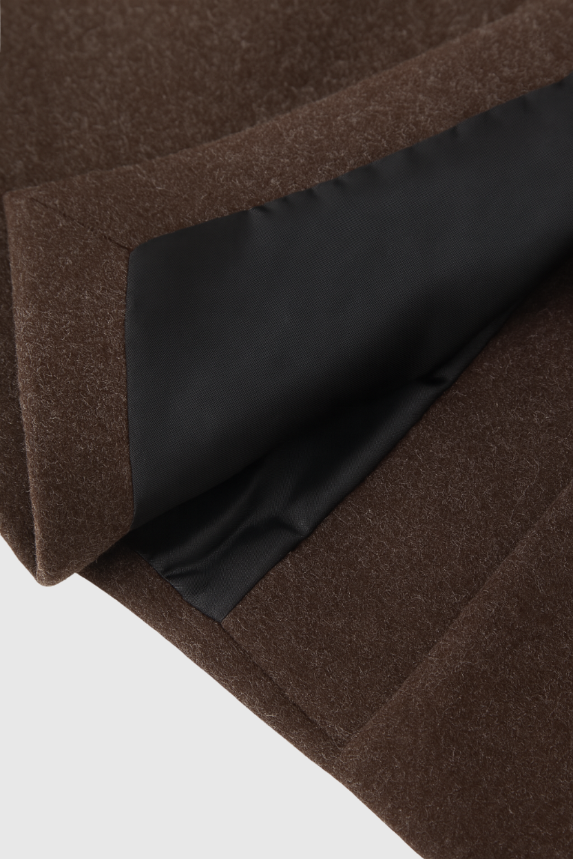 Elena | Elegant Brown Coat - ginlerie 7