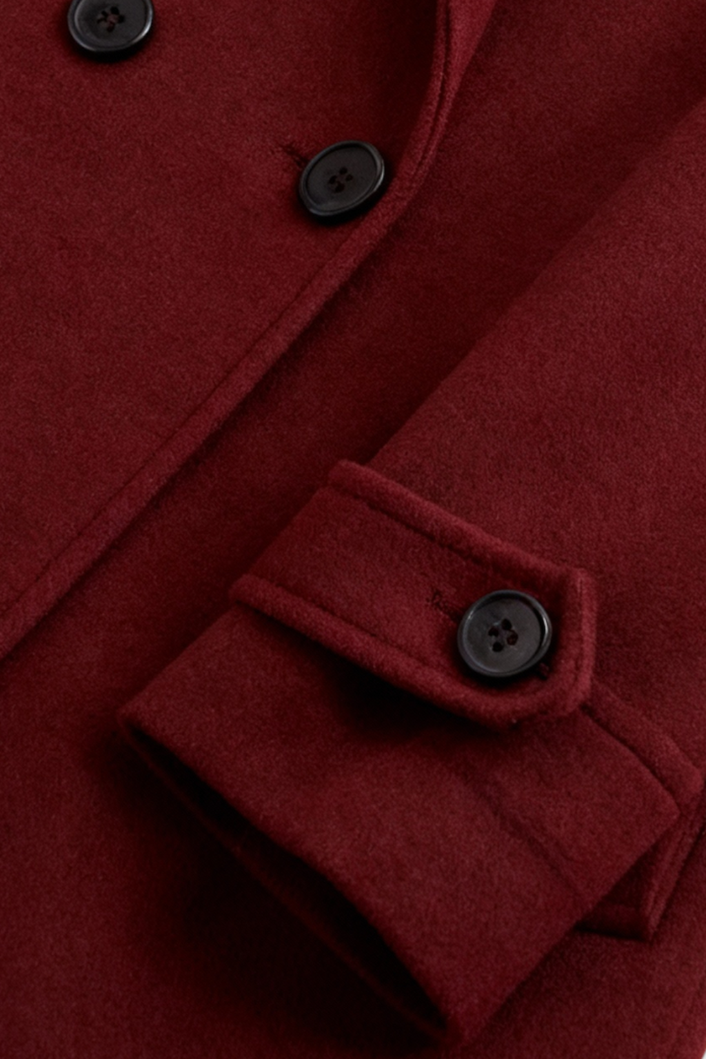 Elena | Elegant Burgundy Coat - ginlerie 6