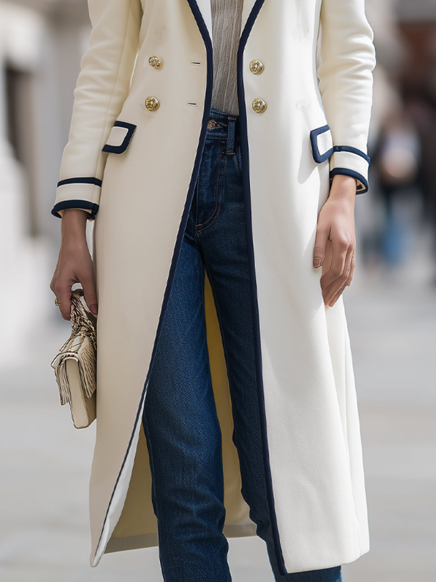 Elena | Elegant Double-Breasted Winter Coat - ginlerie 2
