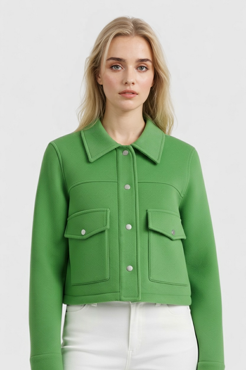 Elena | Elegant Long Sleeve Jacket - ginlerie 1