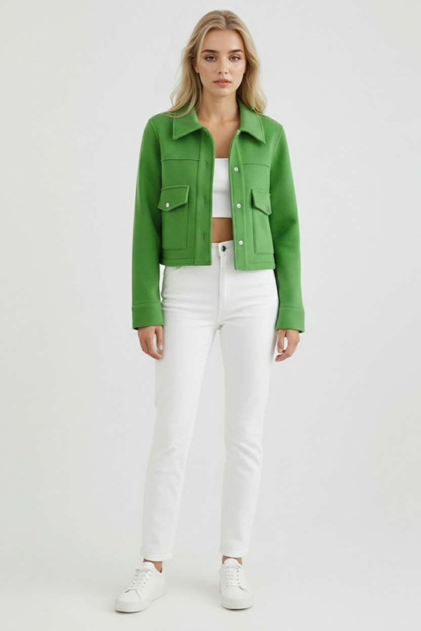 Elena | Elegant Long Sleeve Jacket - ginlerie 2