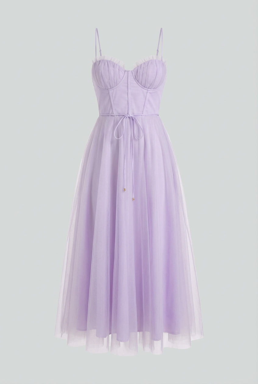 Elena | Elegant Midi Dress - ginlerie 0