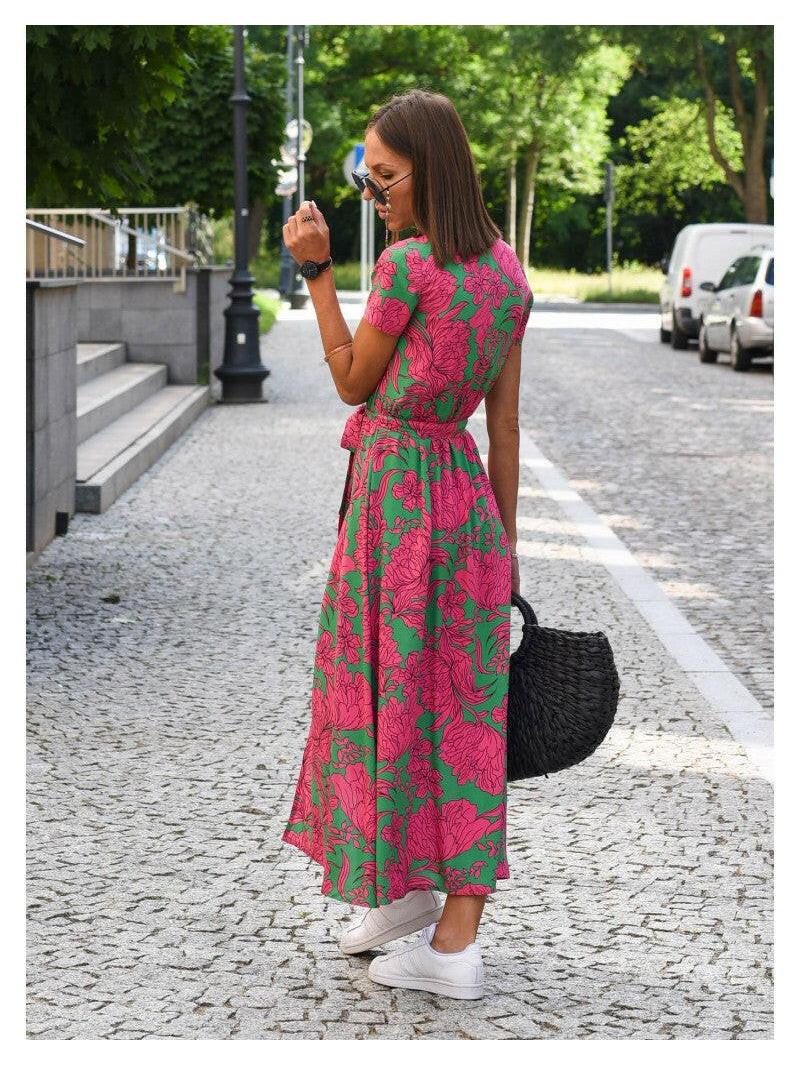 Elena | Elegant White Midi Dress - ginlerie 7