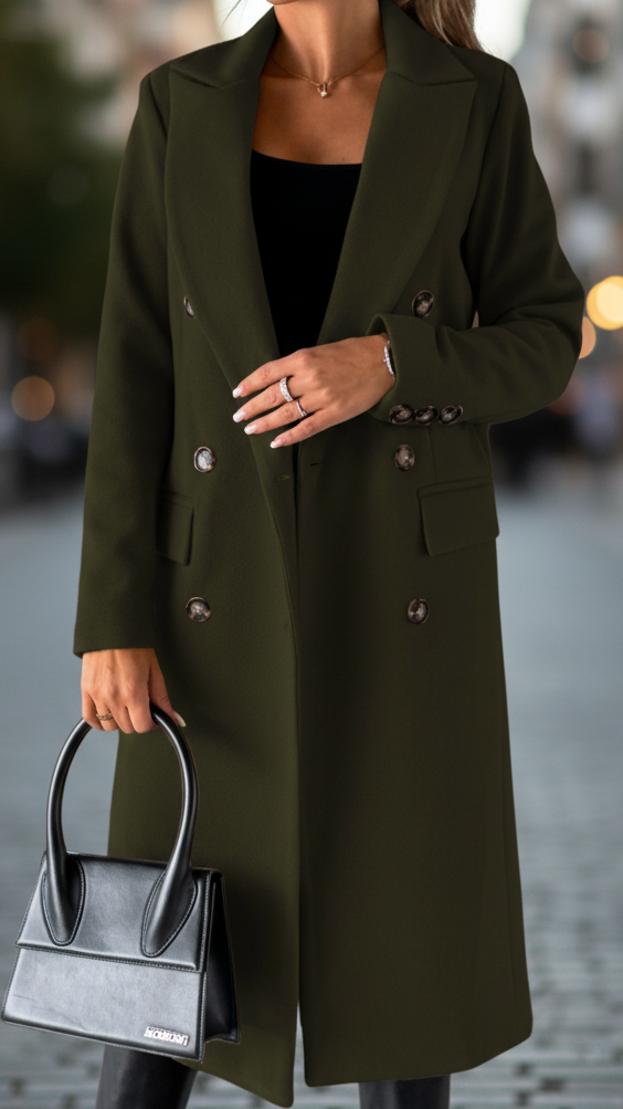 Elena | Elegant Winter Coat - ginlerie 1