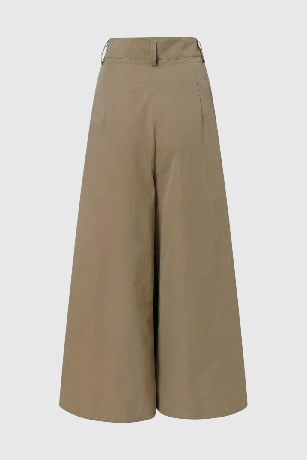 Elena | Khaki Palazzo Pants - ginlerie 3