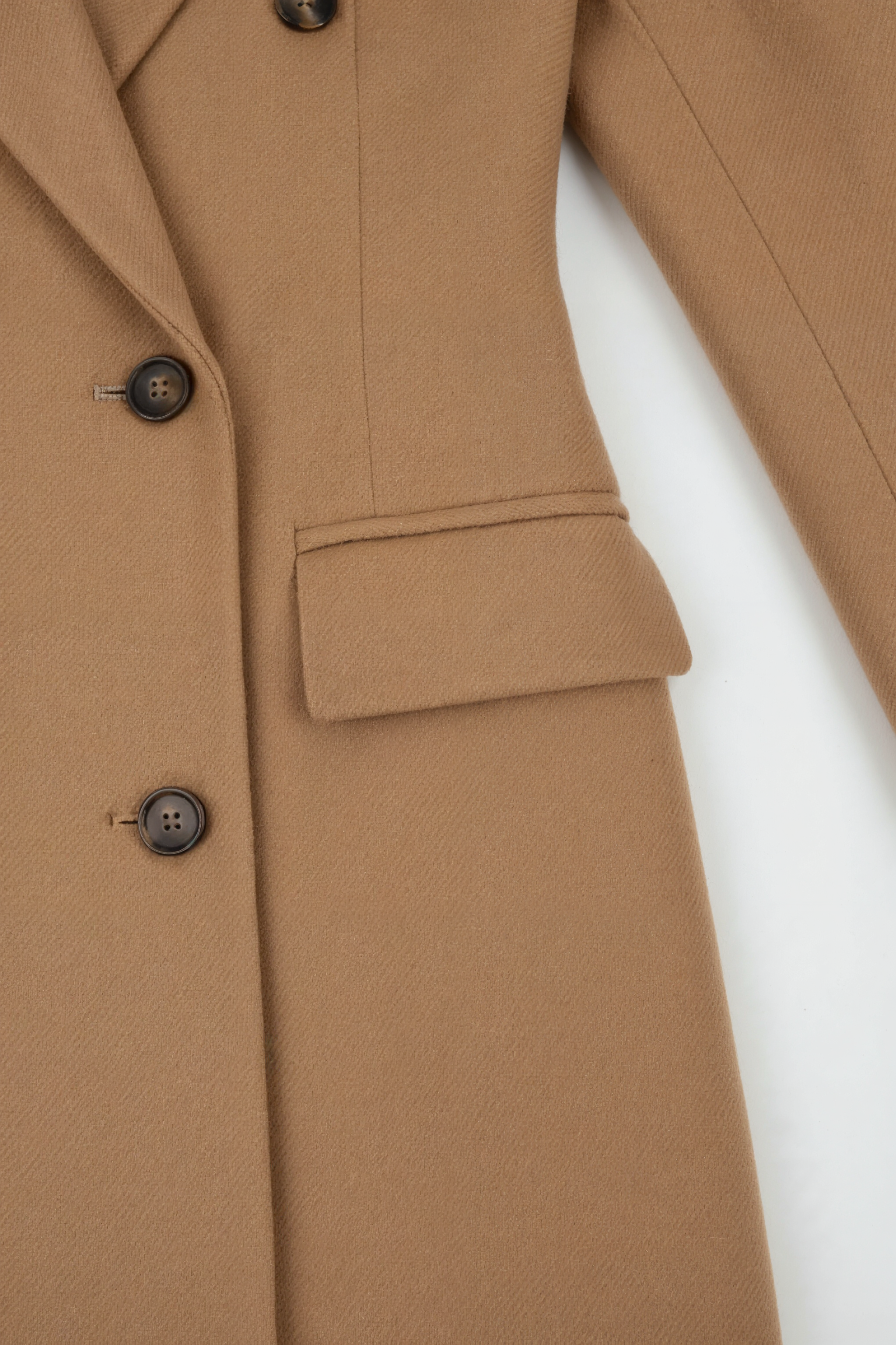 Elena | Khaki Winter Coat - ginlerie 5