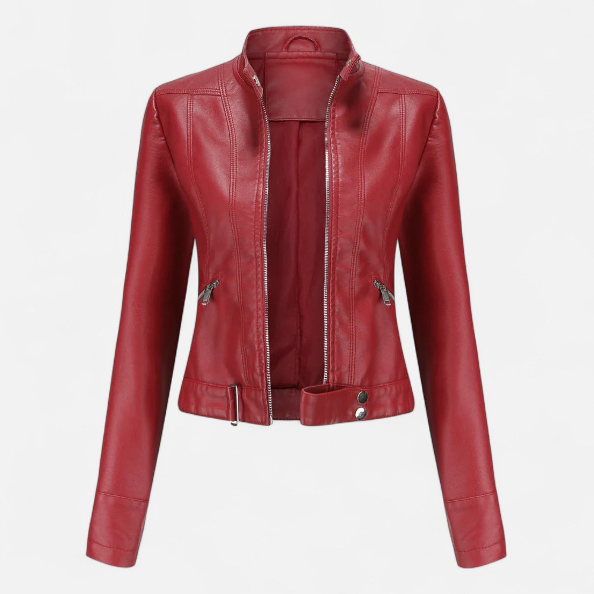Elena | Leather Jacket Women - ginlerie 2