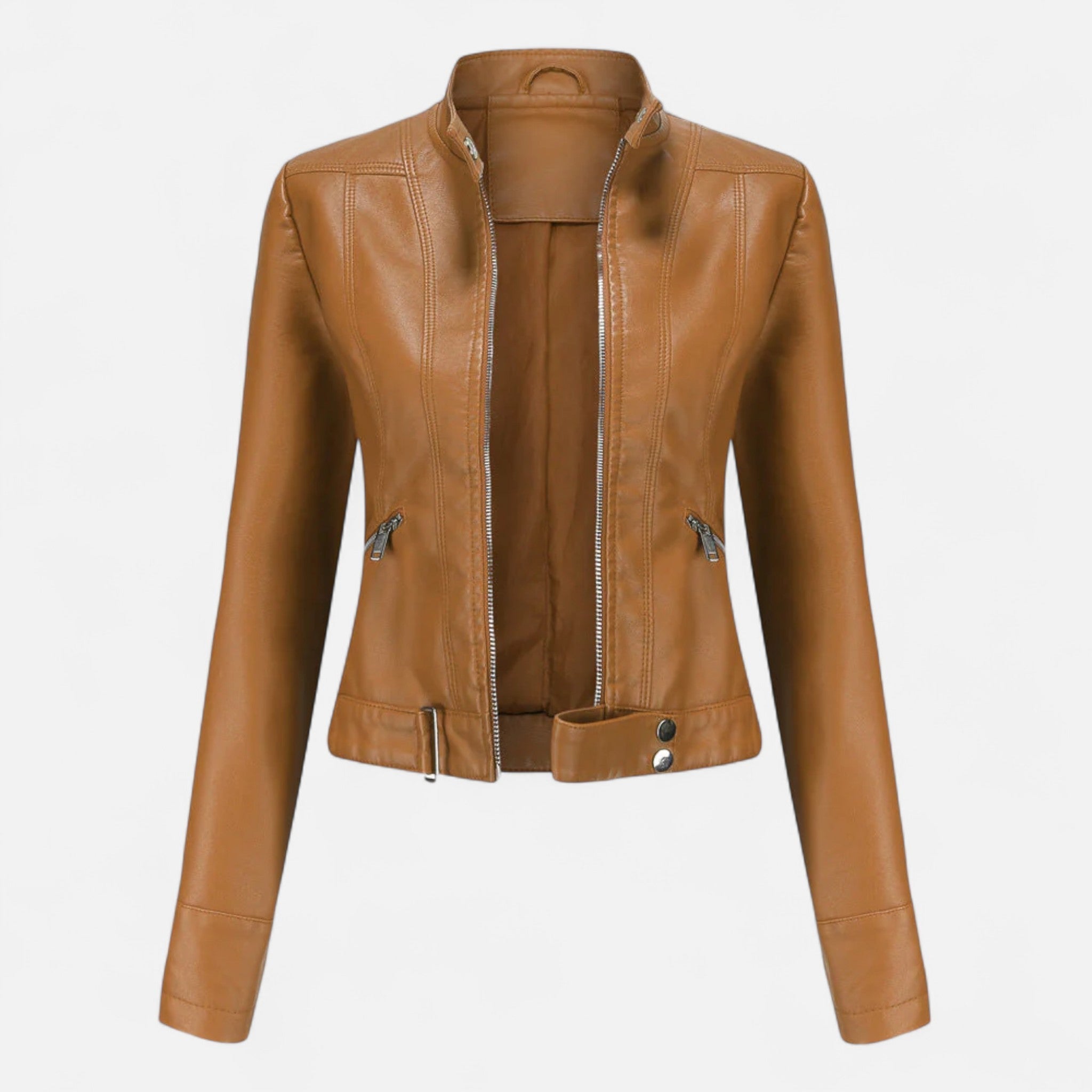 Elena | Leather Jacket Women - ginlerie 6