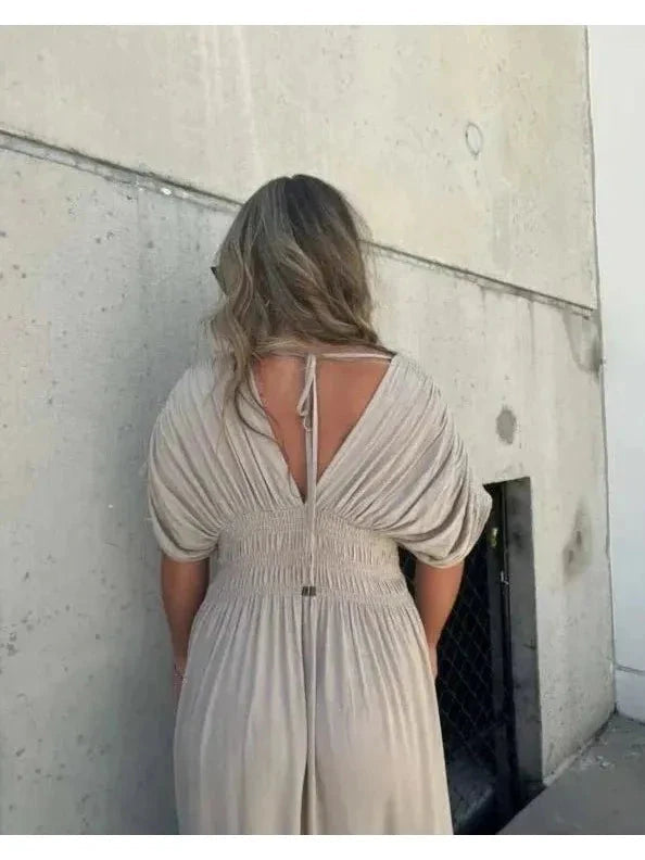 Elena | Long Sleeve Maxi Dress - ginlerie 7