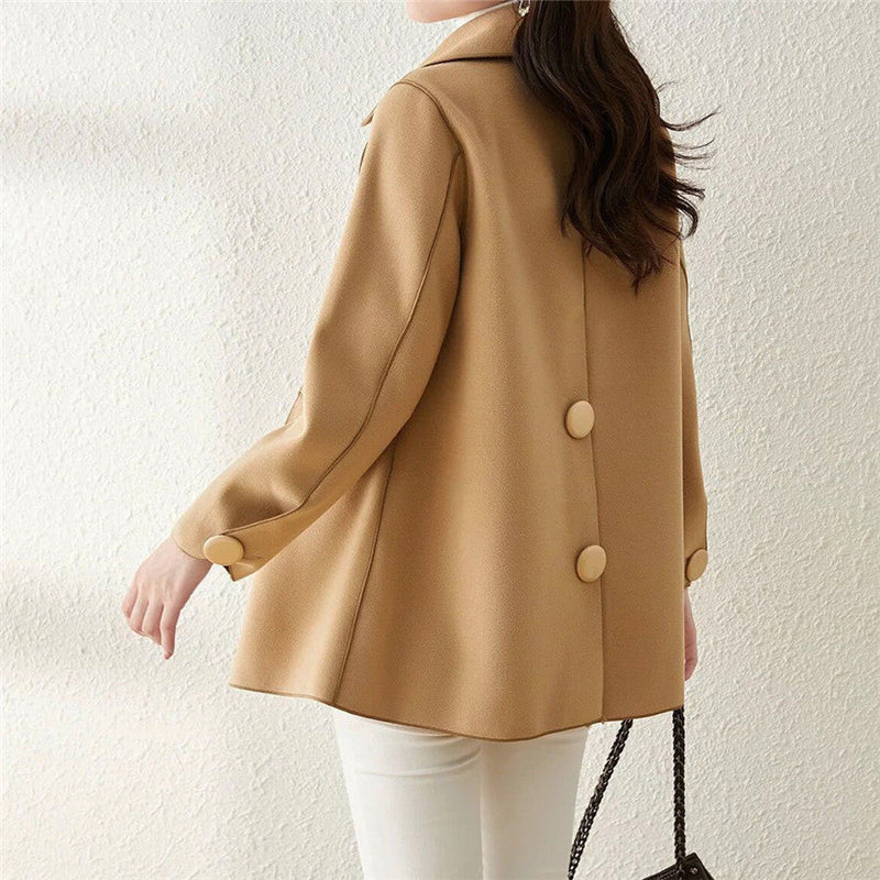 Elena | Long Wool Coat - ginlerie 2