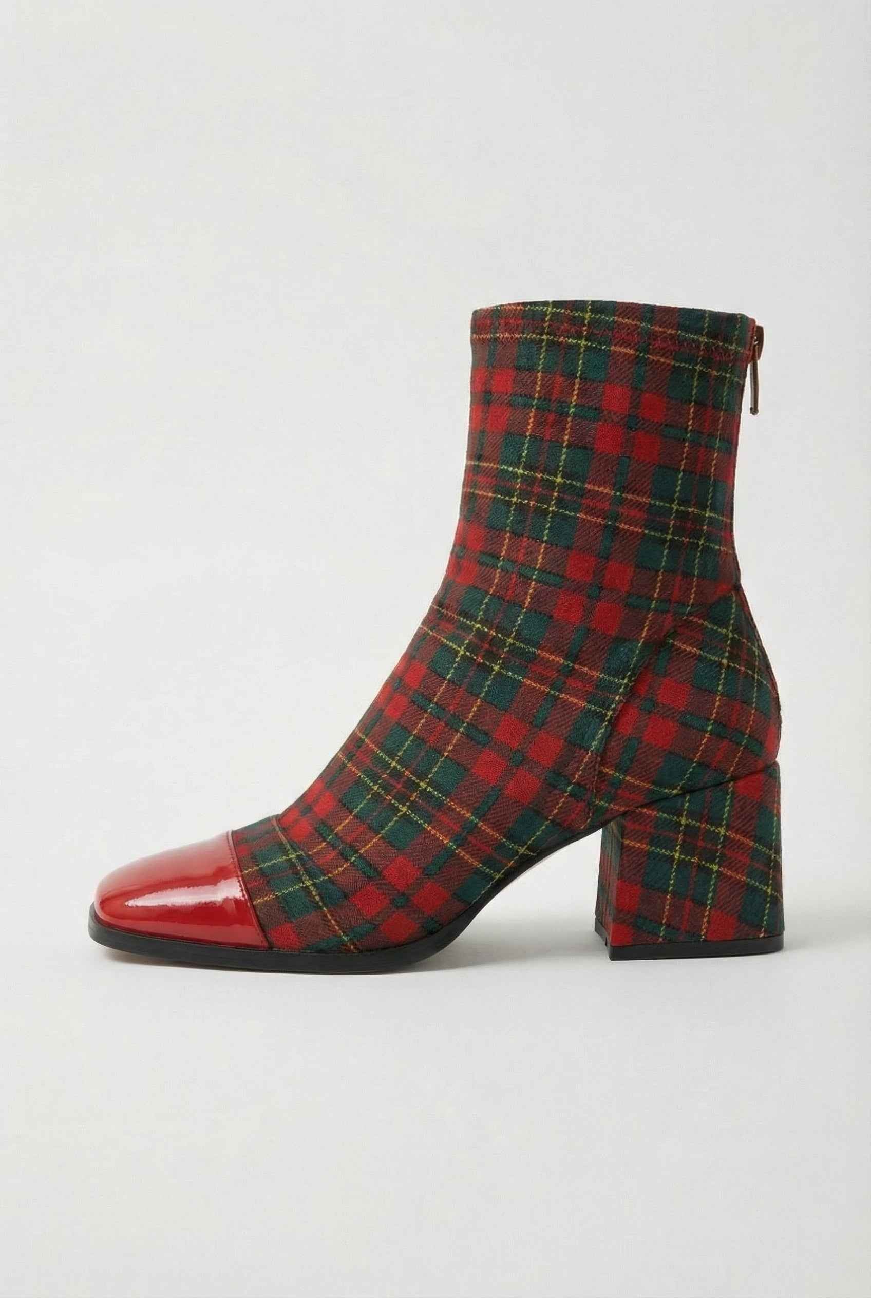 Elena | Mid Calf Leather Boots - ginlerie 4