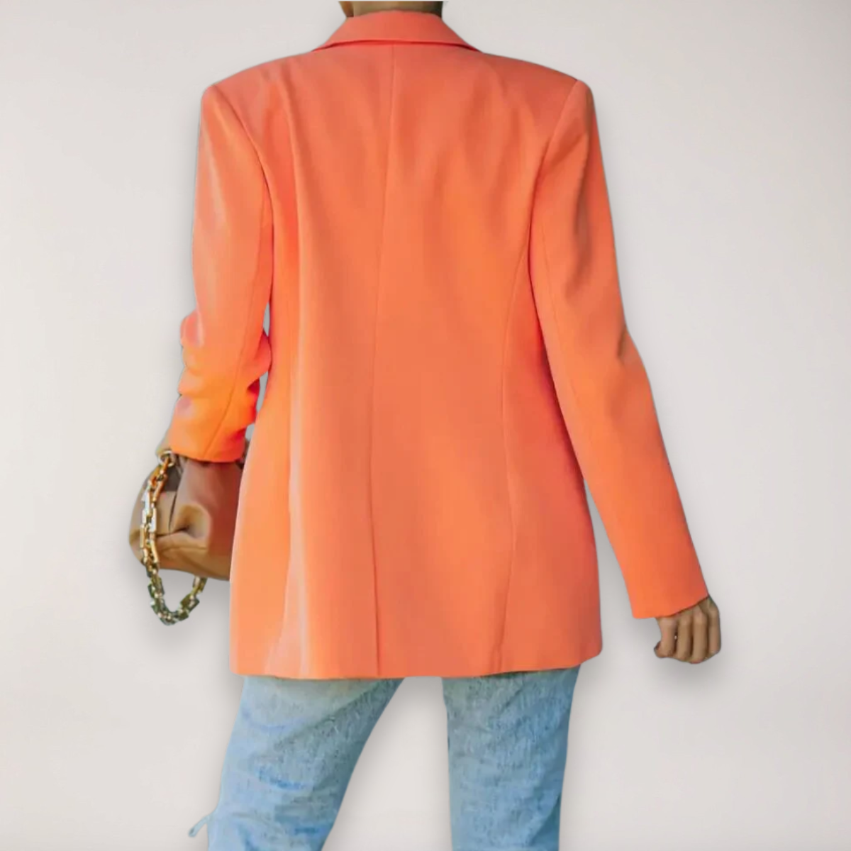 Elena | Oversized Single-Breasted Blazer - ginlerie 1