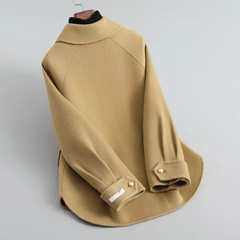 Elena | Pearl Button Knit Coat - ginlerie 4