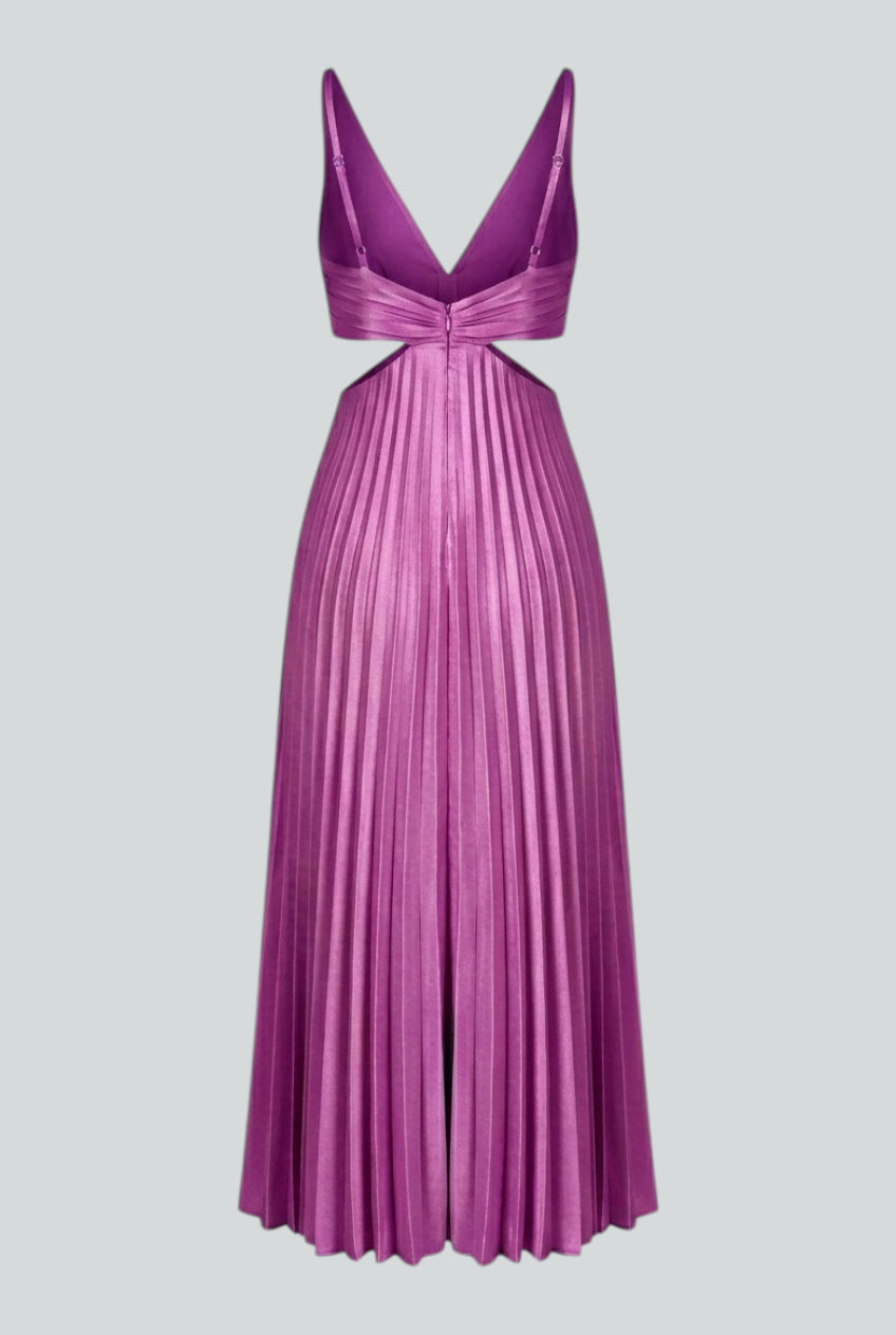 Elena | Pleated Dress - ginlerie 5
