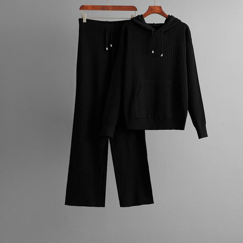 Elena | Ribbed Cotton Lounge Set - ginlerie 2