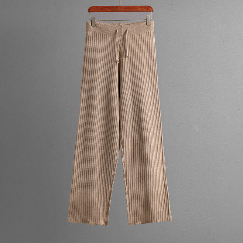 Elena | Ribbed Cotton Lounge Set - ginlerie 5