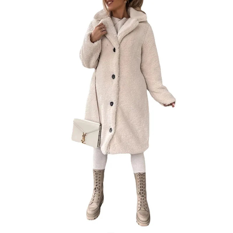 Elena | Sherpa-Inspired Winter Overcoat - ginlerie 5