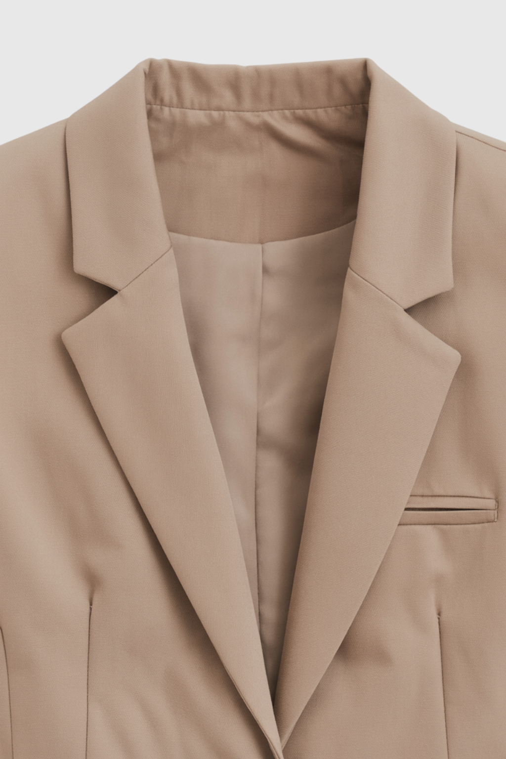 Elena | Slim Khaki Blazer - ginlerie 4