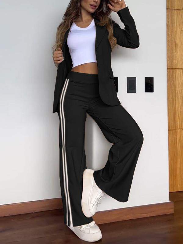 Elena | Striped Pant Suit for Women - ginlerie 3