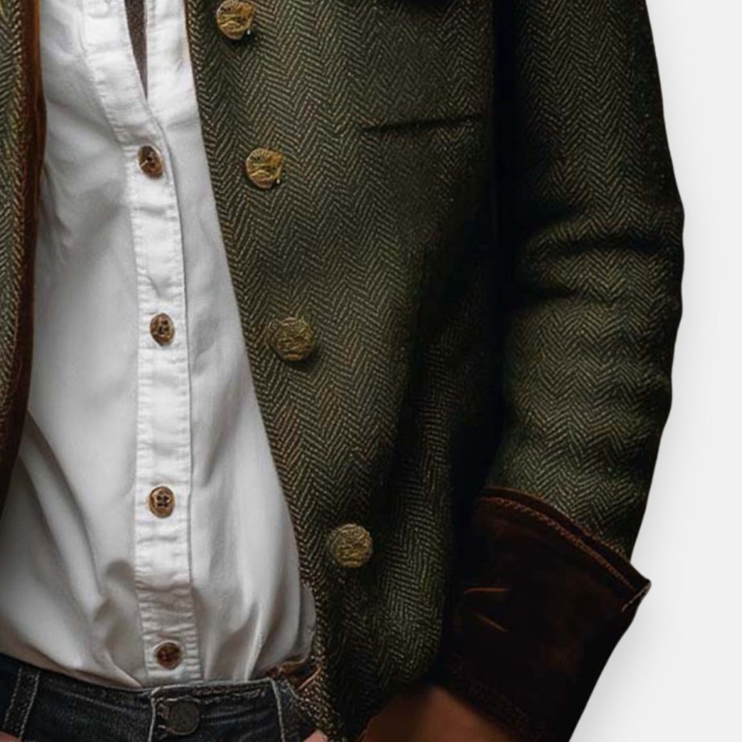 Elena | Textured Tweed Blazer - ginlerie 1