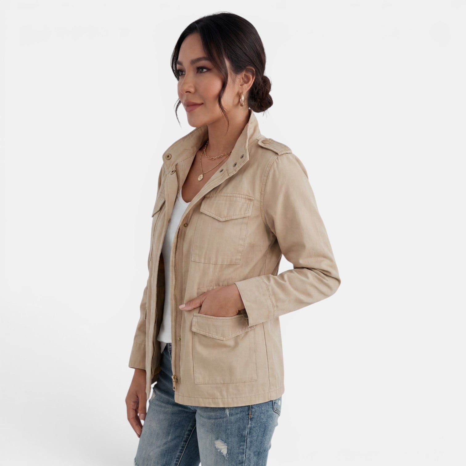 Elena | Utility Jacket for Ladies - ginlerie 1