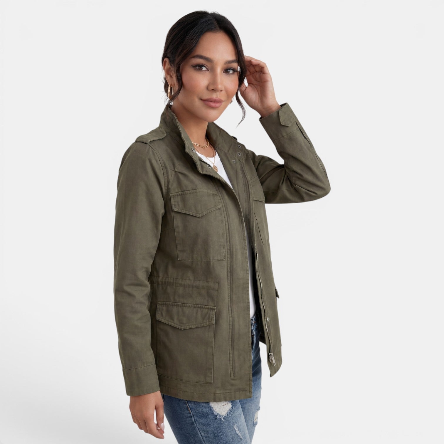 Elena | Utility Jacket for Ladies - ginlerie 6