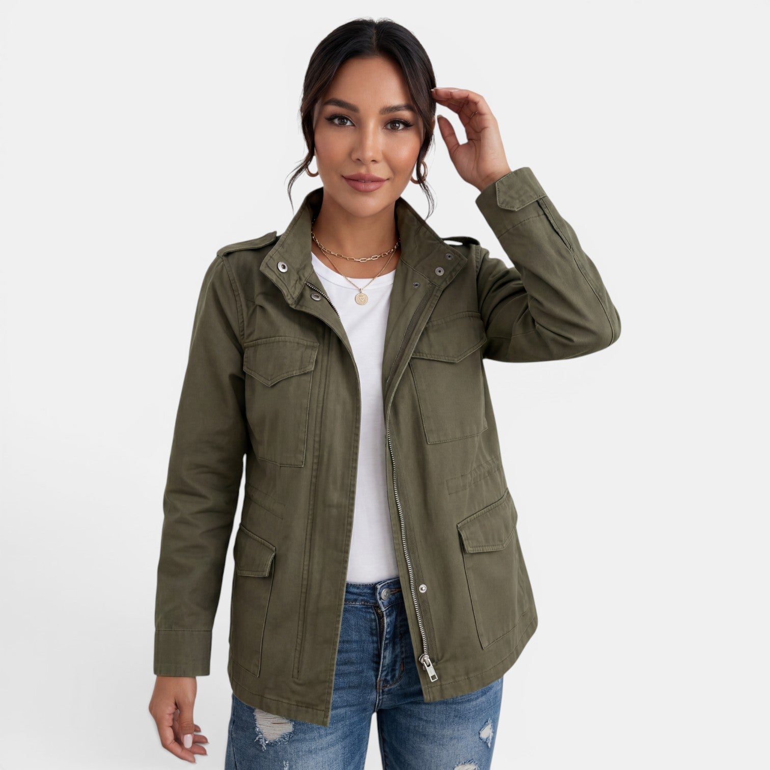 Elena | Utility Jacket for Ladies - ginlerie 7