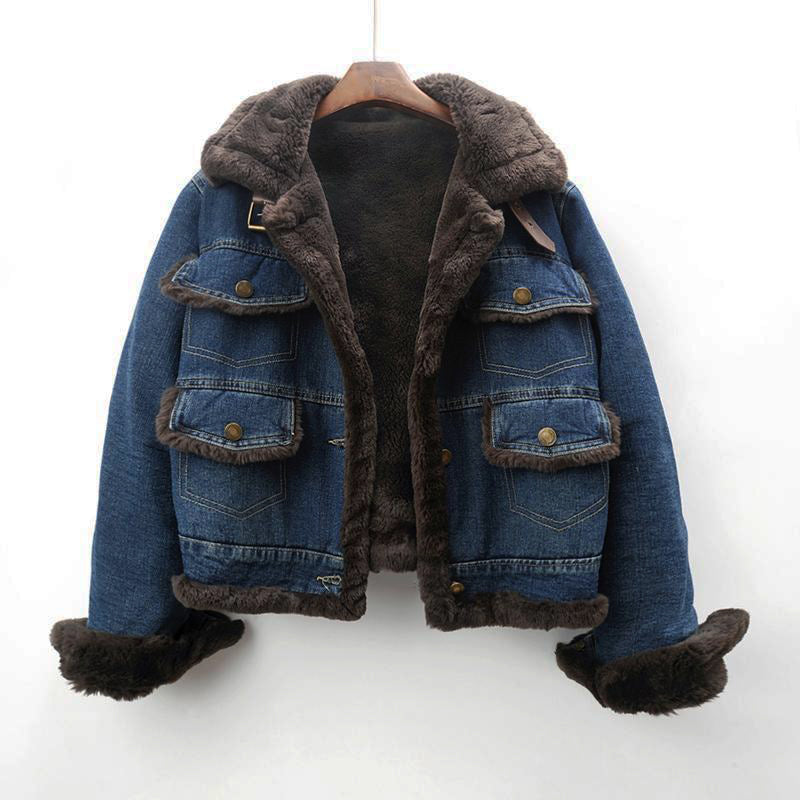 Elena | Vintage-Inspired Denim Coat - ginlerie 1