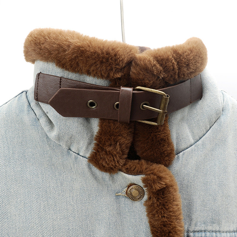 Elena | Vintage-Inspired Denim Coat - ginlerie 2