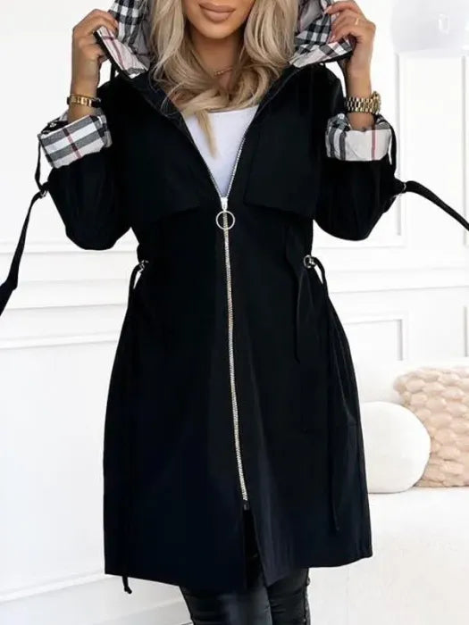Elena | Waterproof Hooded Parka Jacket - ginlerie 2