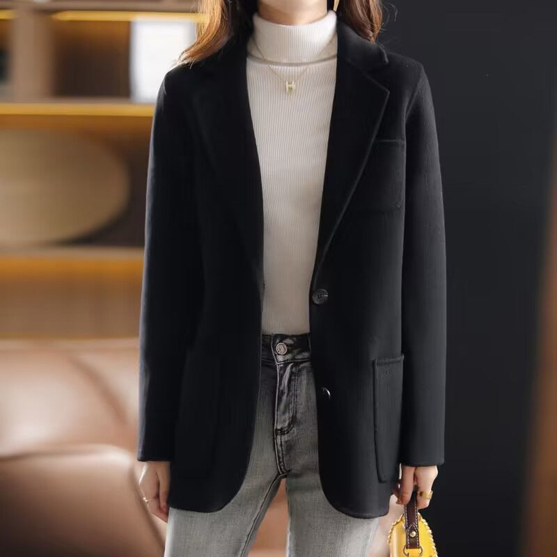 Elena | Wool-Blend Overcoat - ginlerie 3