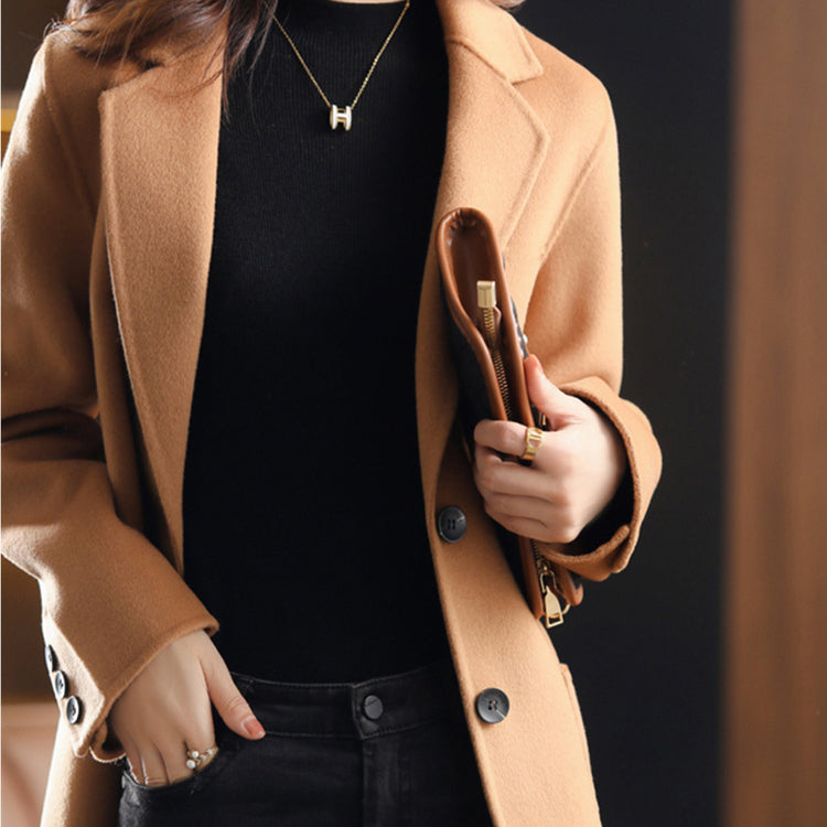 Elena | Wool-Blend Overcoat - ginlerie 5