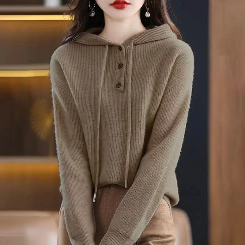 Elise | Cozy V-Neck Sweater - ginlerie 1