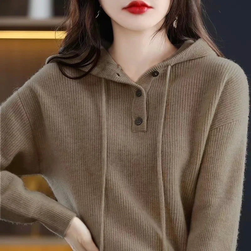 Elise | Cozy V-Neck Sweater - ginlerie 4