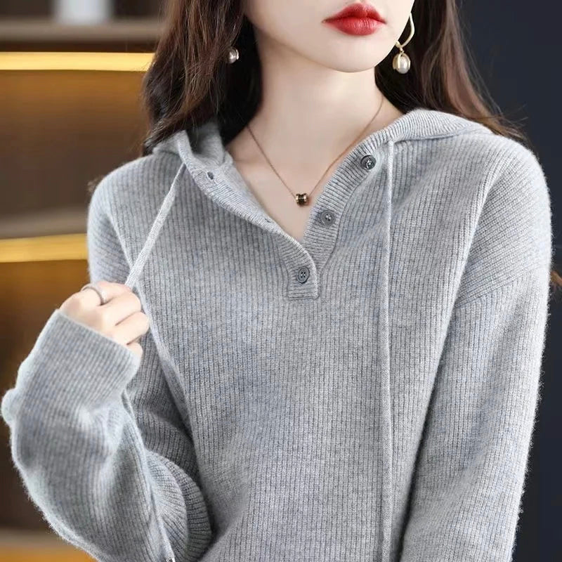 Elise | Cozy V-Neck Sweater - ginlerie 5