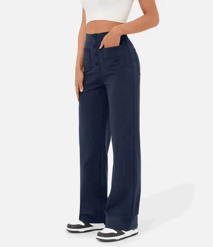 Elsa | High-Waist Trousers - ginlerie 0