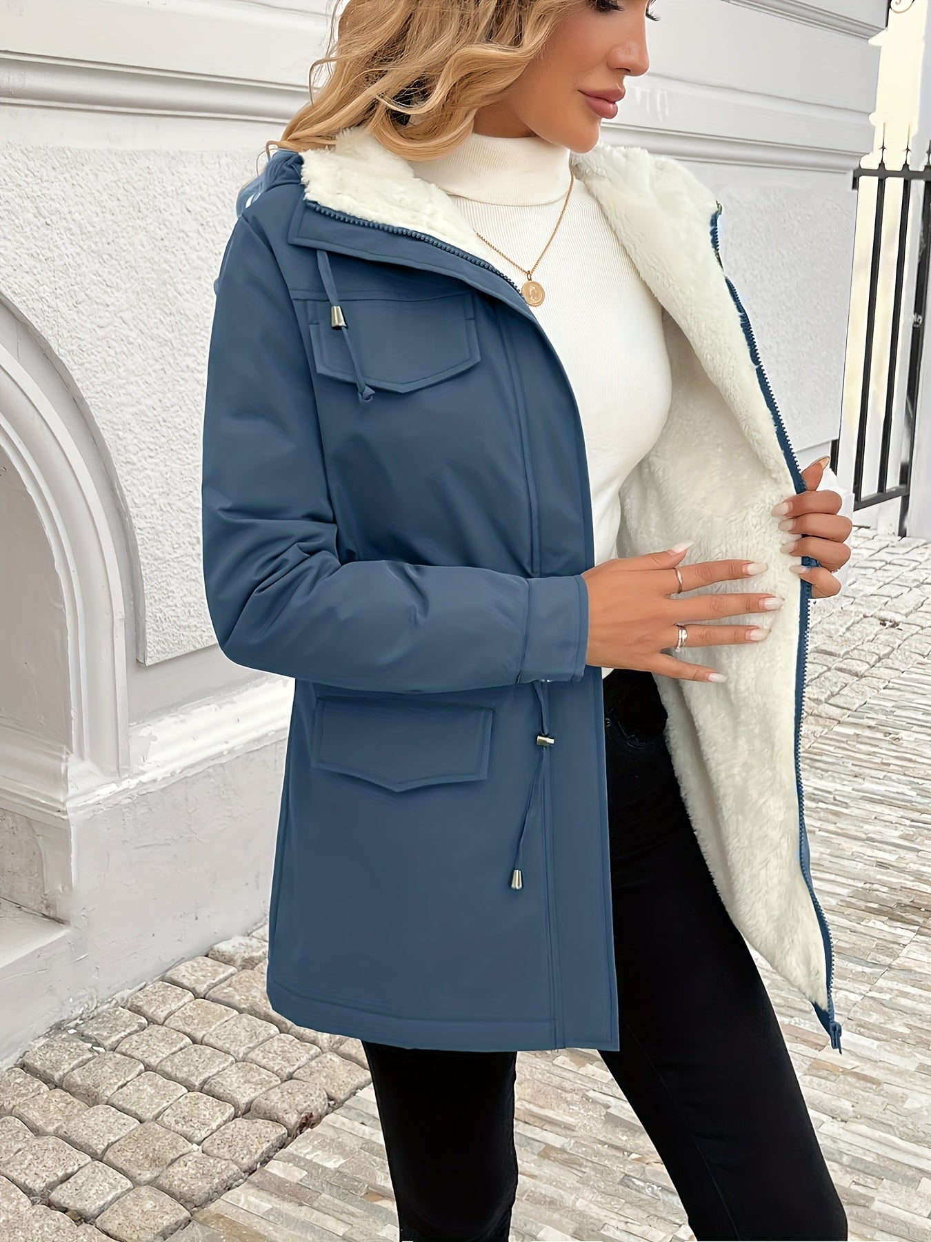 Eva | Cozy Sherpa-Lined Parka Jacket - ginlerie 7