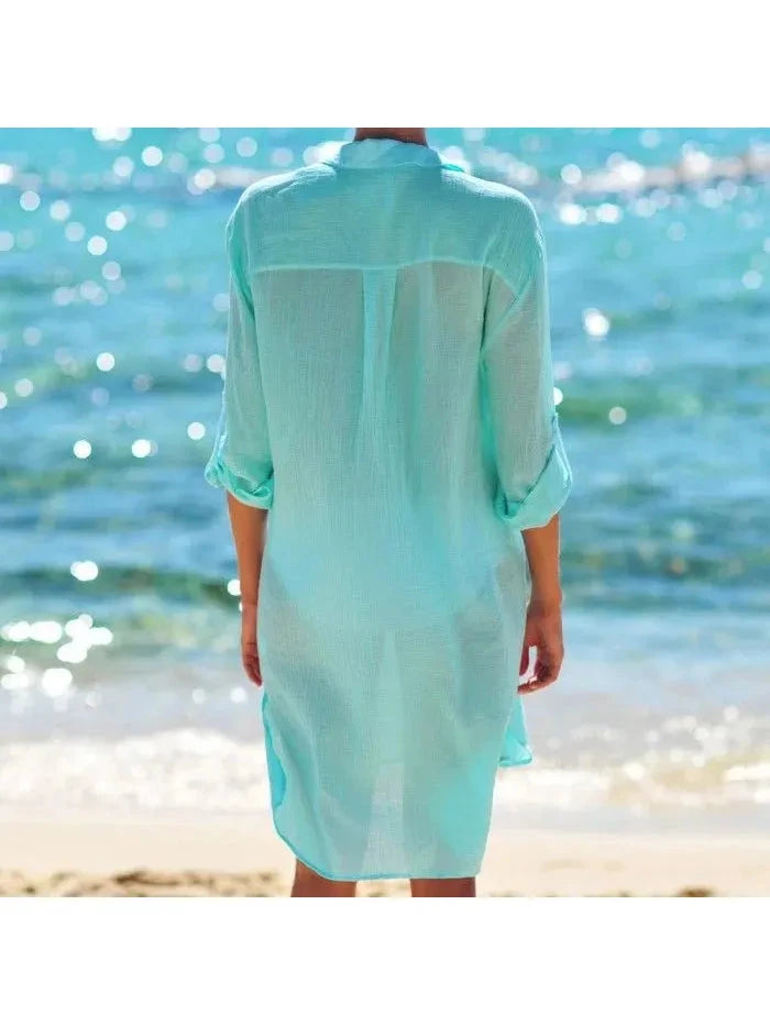 Florence | Cover Up Beach Dress - ginlerie 3