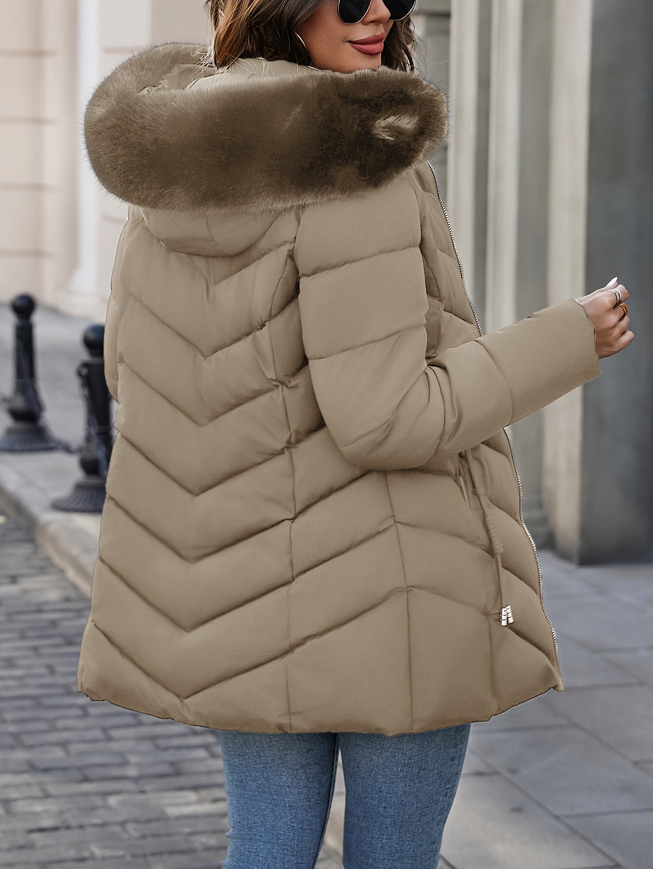 Florence | Quilted Puffer Coat - ginlerie 4