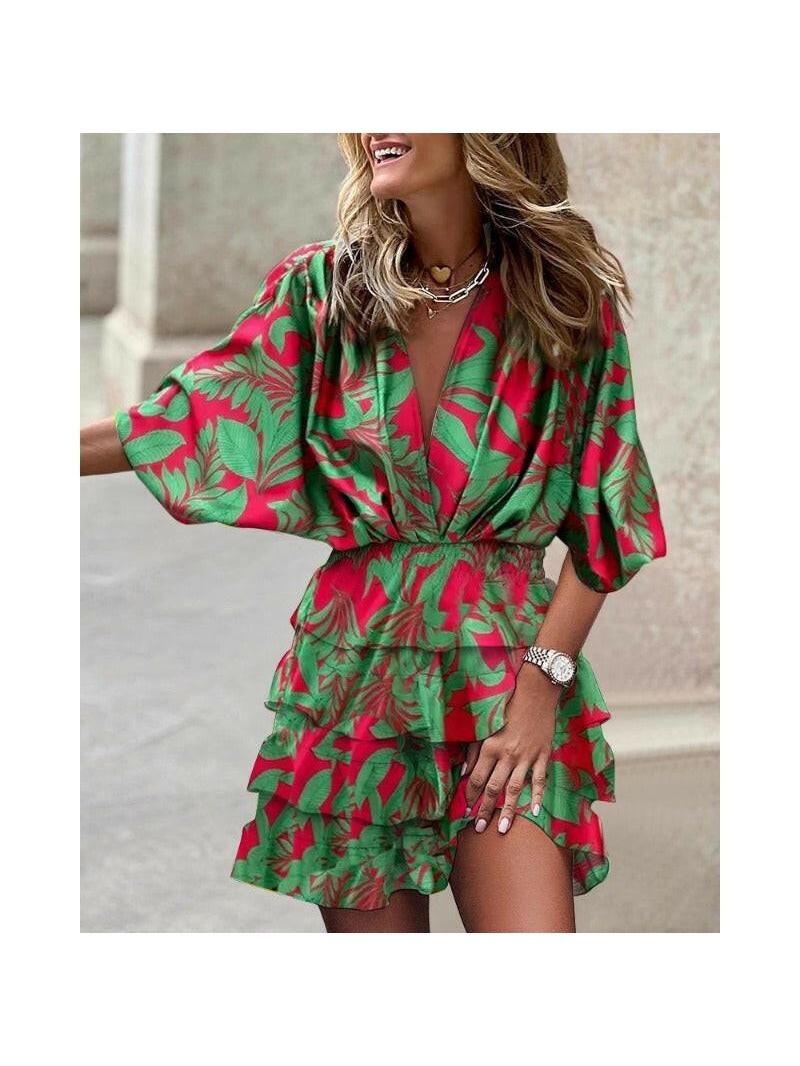 Francesca | Stylish Print Dress - ginlerie 3