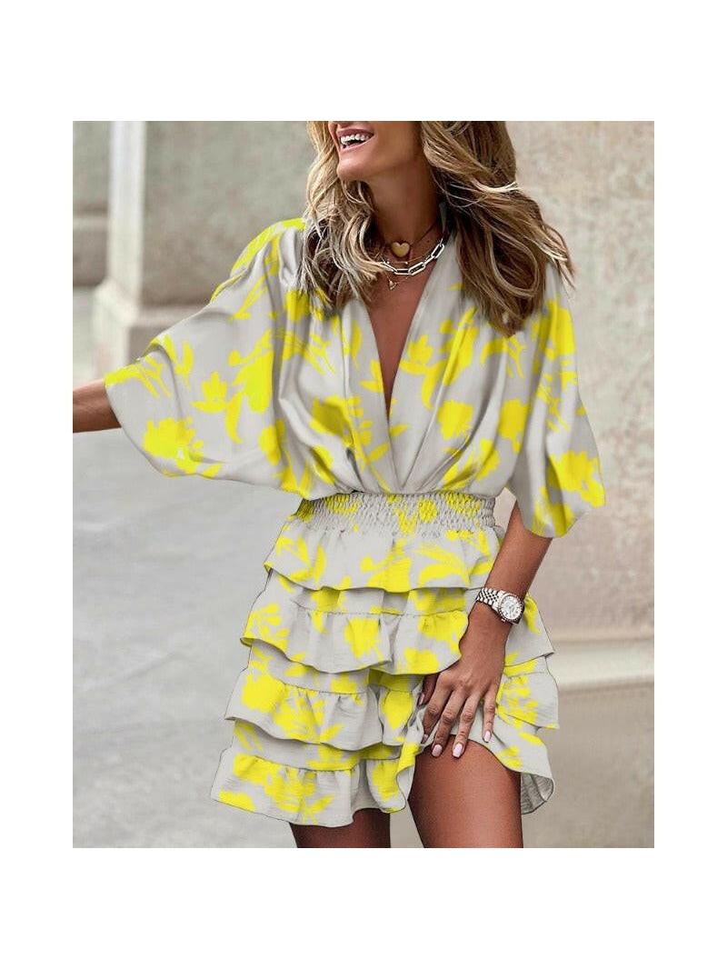 Francesca | Stylish Print Dress - ginlerie 5