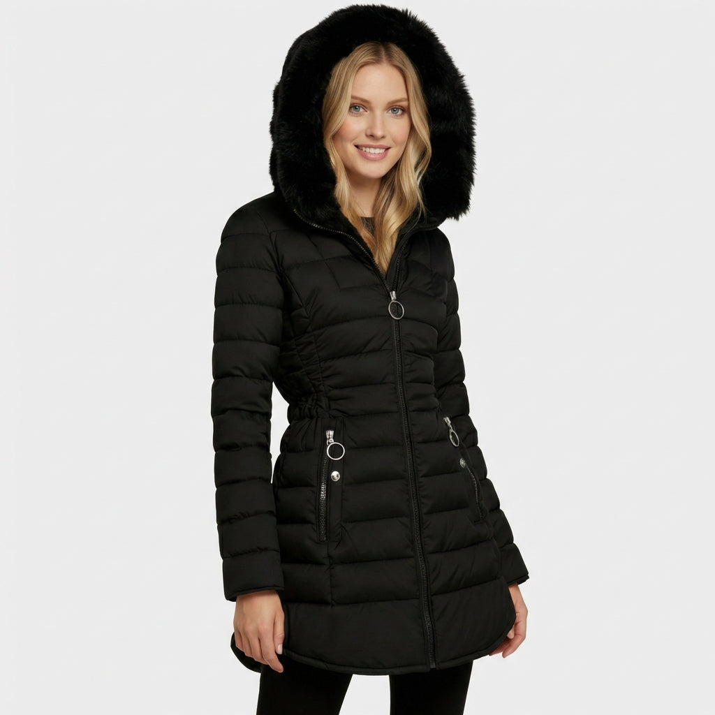 Freya | Fleece-Lined Puffer Coat - ginlerie 1