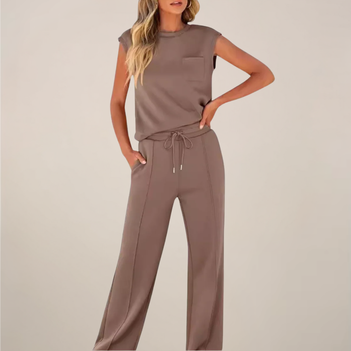 Freya | Two Piece Pants Set - ginlerie 2