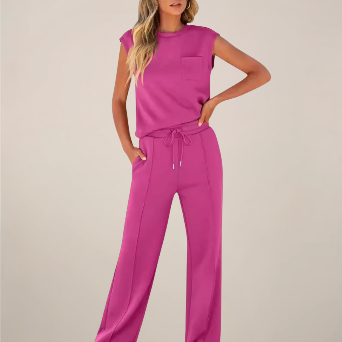 Freya | Two Piece Pants Set - ginlerie 3