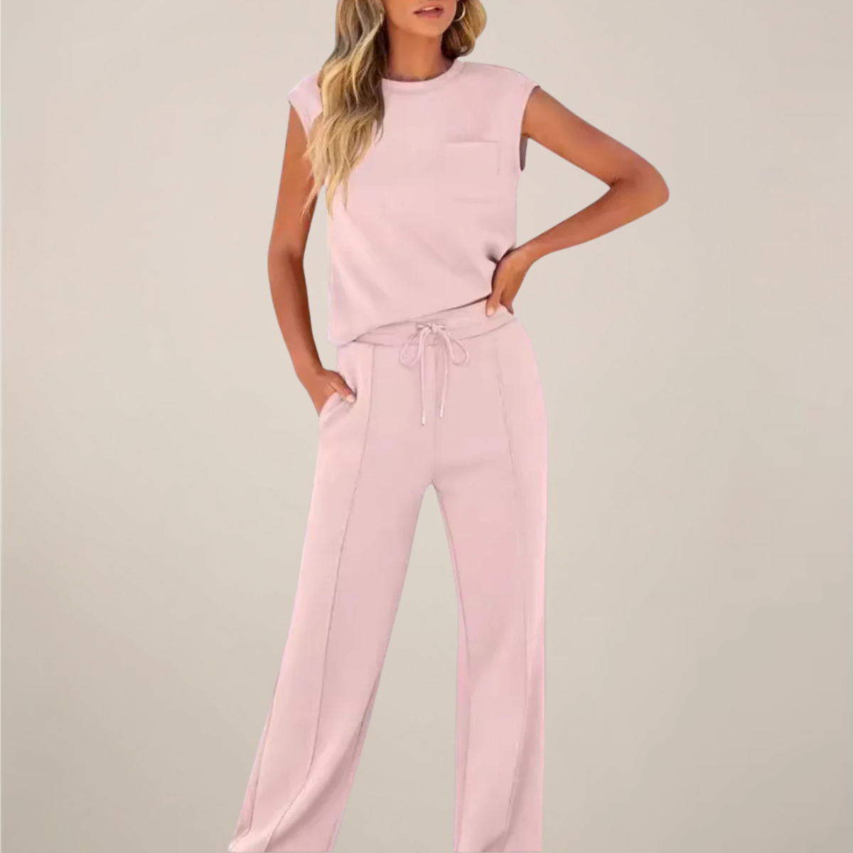 Freya | Two Piece Pants Set - ginlerie 4