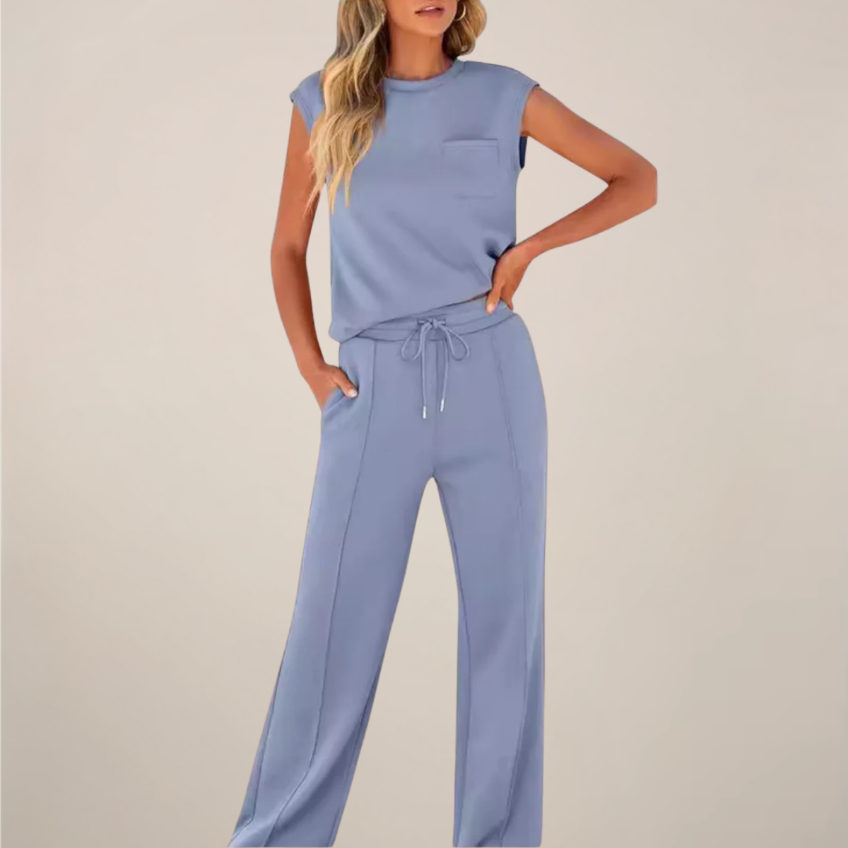Freya | Two Piece Pants Set - ginlerie 8