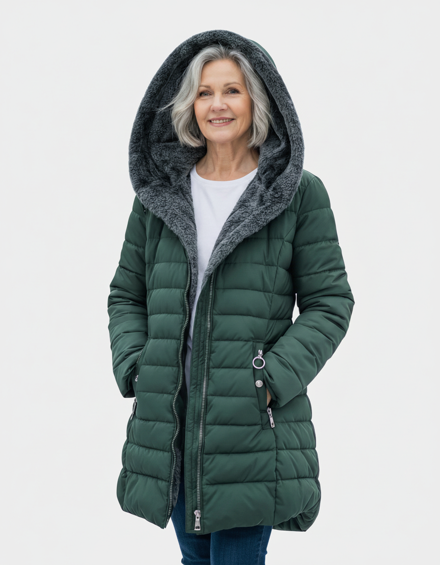 Grace | Fleece-Lined Puffer Jacket - ginlerie 1